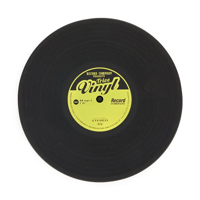 balvi-kitchen-vinyl-dessous-de-plat-disque-vinyle image 1