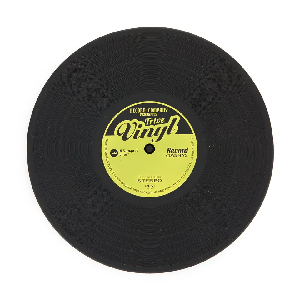 balvi-kitchen-vinyl-dessous-de-plat-disque-vinyle image 1