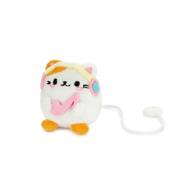 balvi-desk-fluffy-marque-page-chat-kawaii-casque image 1