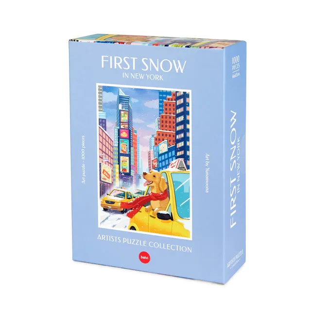 balvi-lifestyle-first-snow-puzzle-1000-pi-ces-new-york image 1