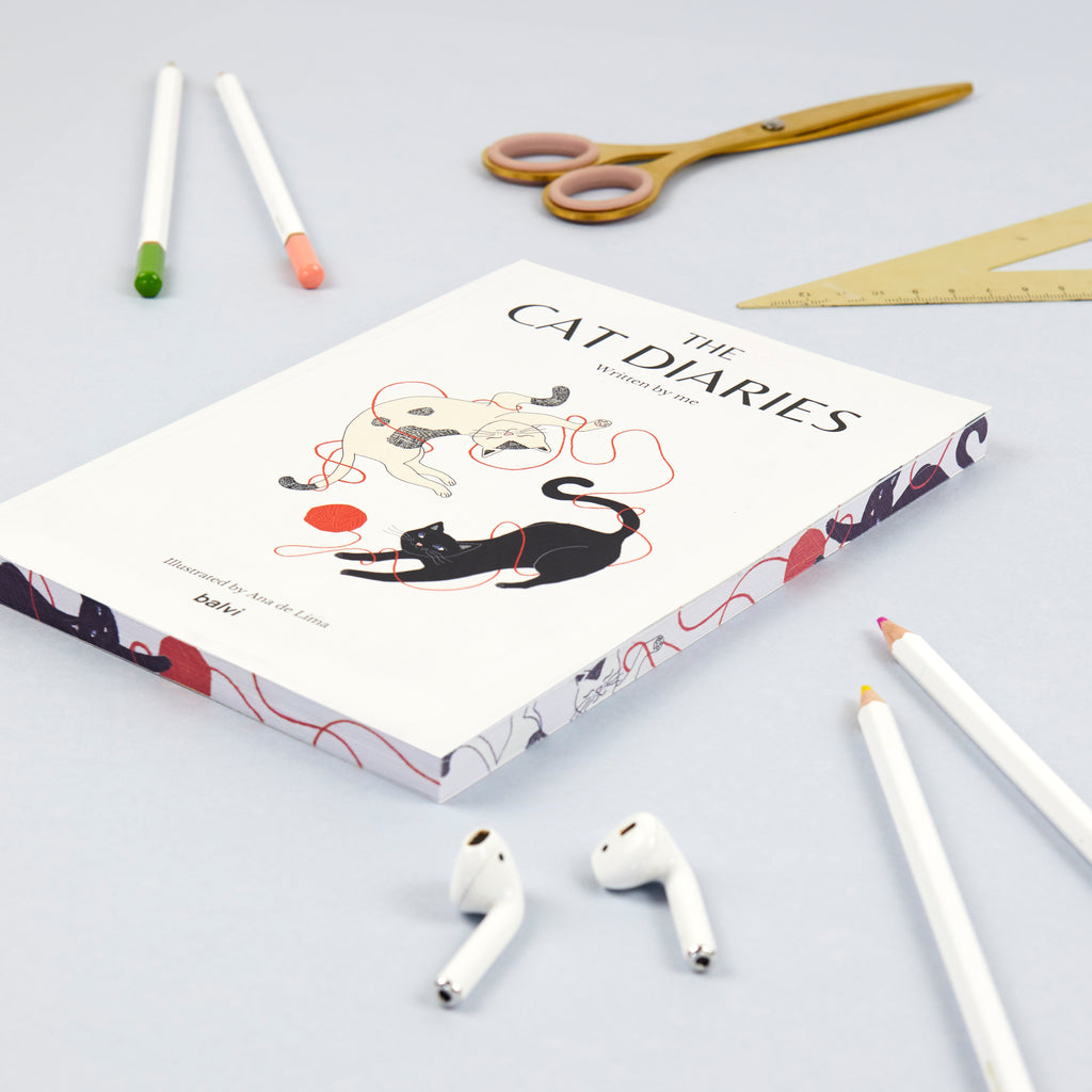 balvi-the-cat-diaries-carnet-chat-multicolore image 2