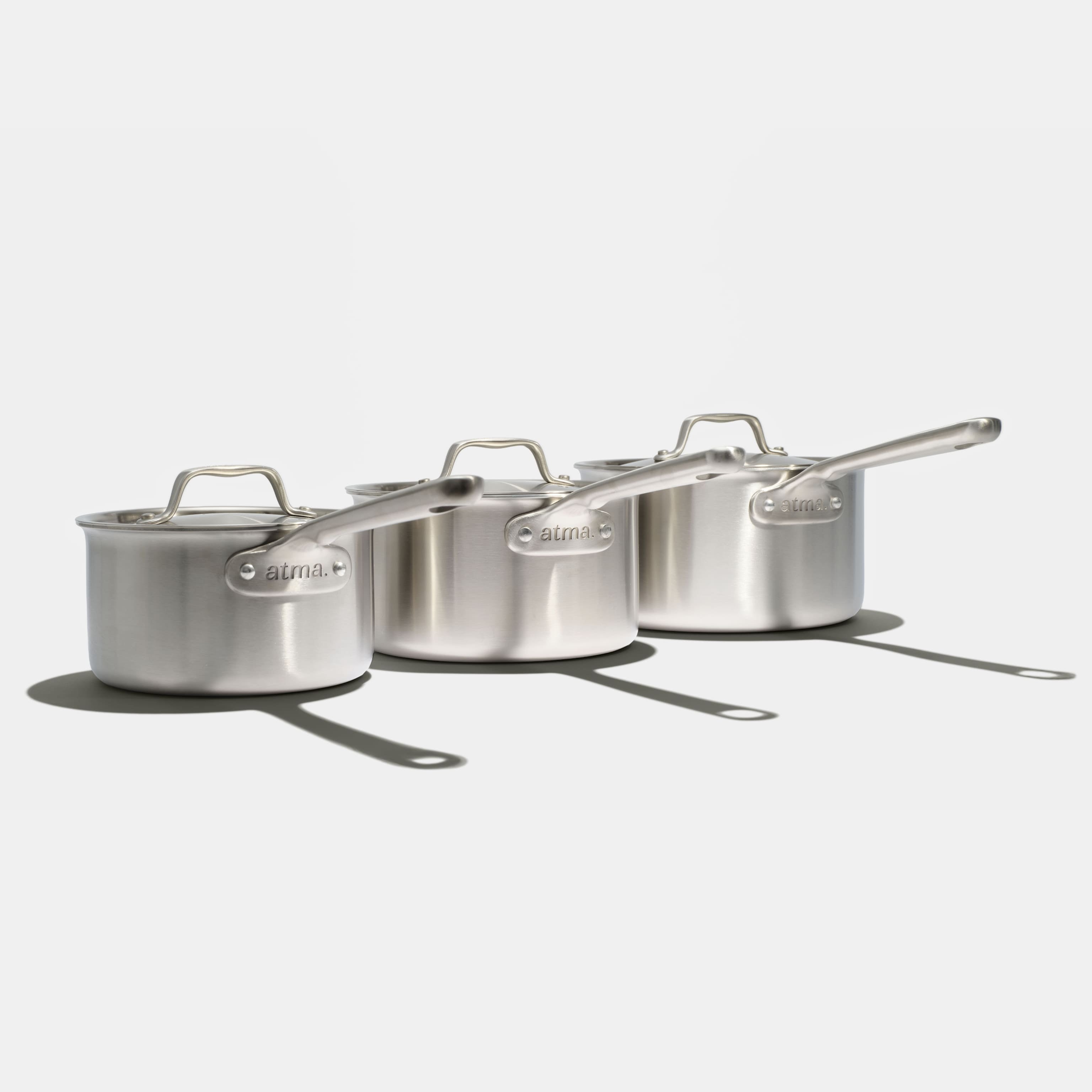atma-la-casserole-parfaite-trio-casseroles-inox-16-18-20-cm image 1
