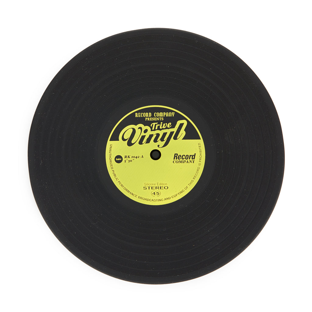 balvi-kitchen-vinyl-dessous-de-plat-disque-vinyle image 1