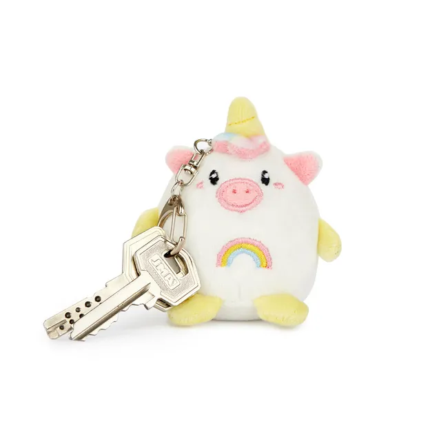 balvi-lifestyle-fluffy-unicorn-porte-cl-s-licorne-blanc image 1