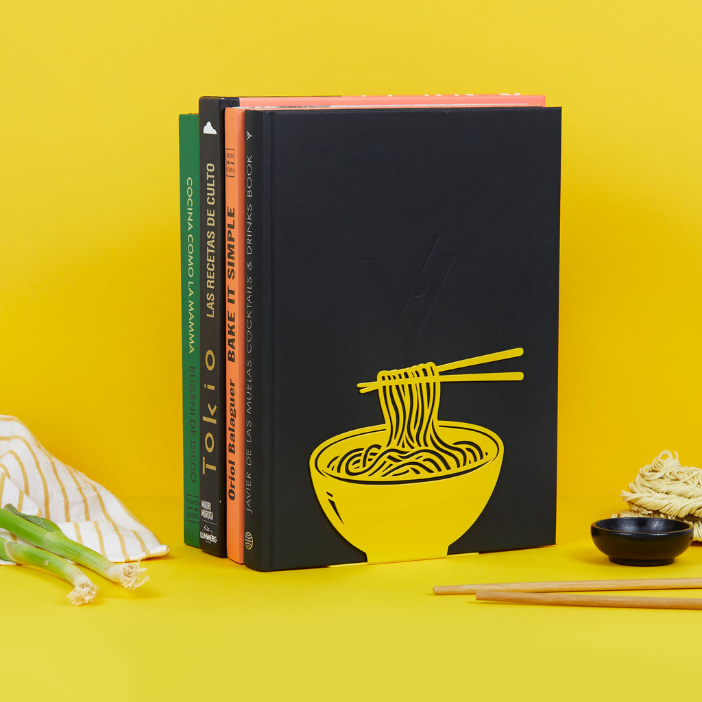 balvi-desk-ramen-bookend-serre-livres-m-tal-jaune image 2