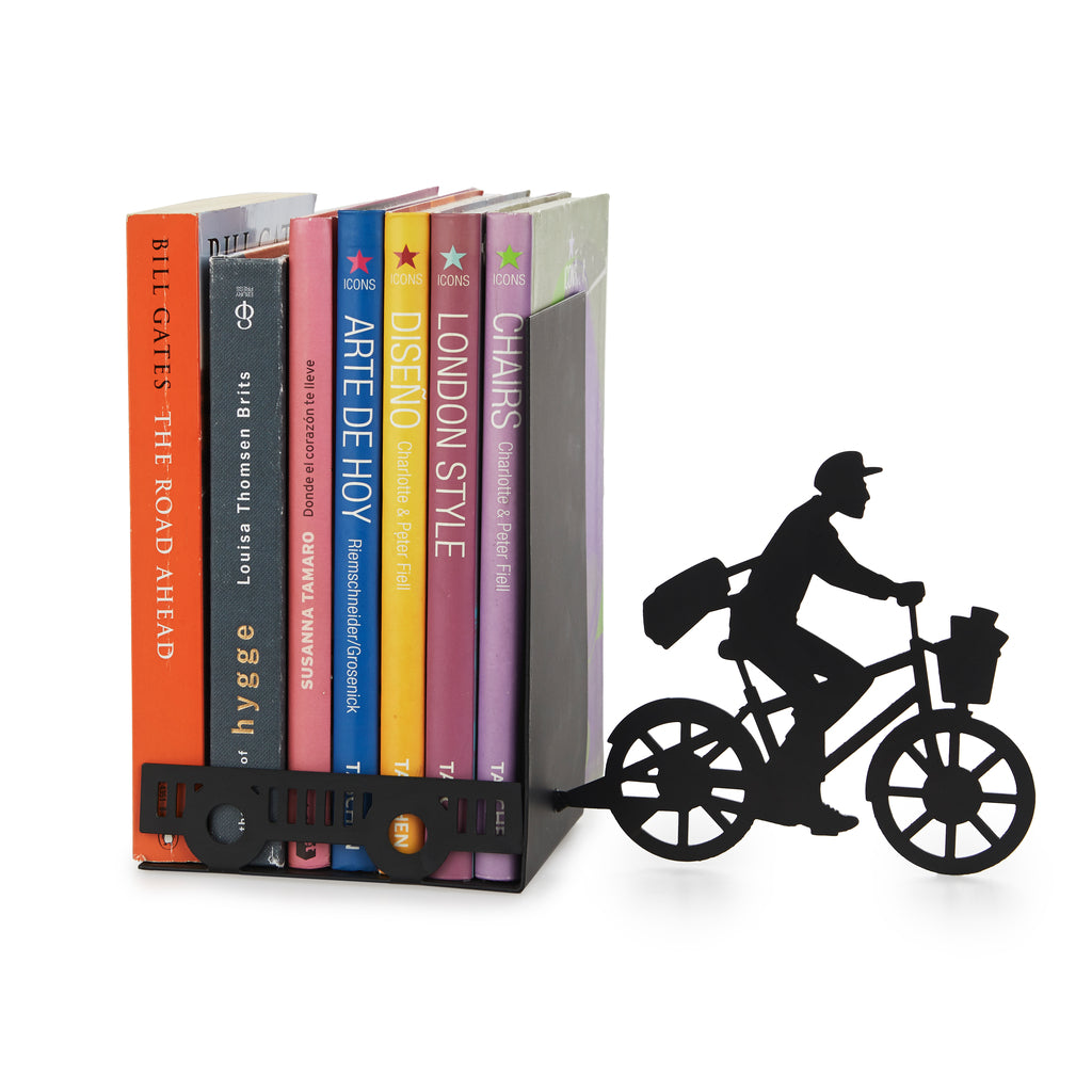 balvi-desk-postman-serre-livres-facteur-v-lo-vintage image 1
