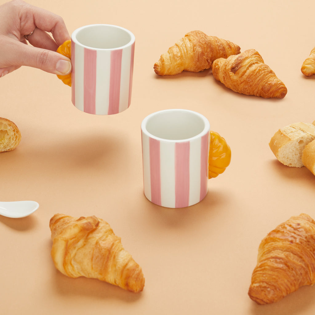 balvi-kitchen-table-croissant-lot-2-tasses-espresso-vert-c-ramique image 6