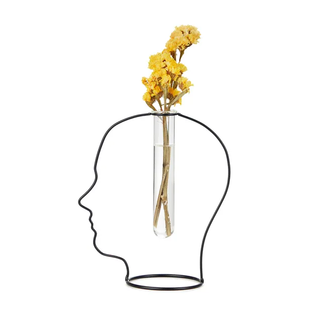 balvi-gentle-silhouette-vase-t-te-noir image 1