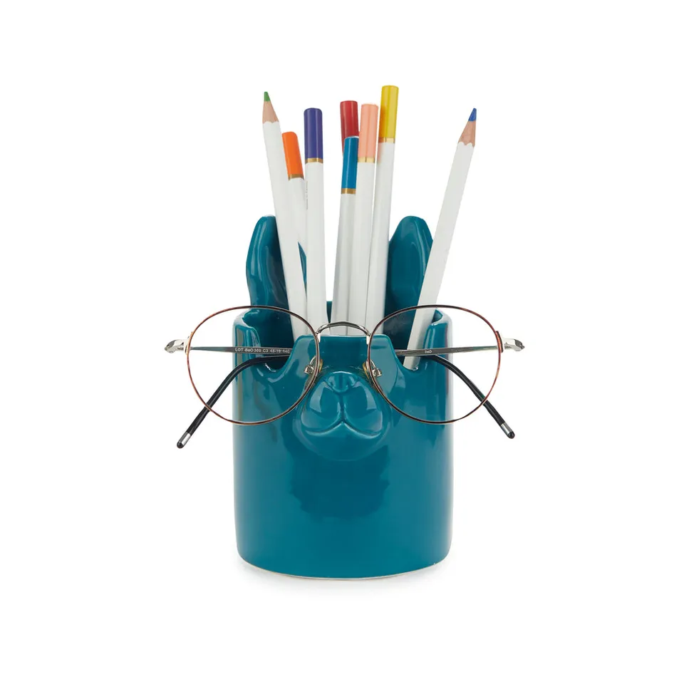 balvi-nosy-buddy-pot-crayons-chien-porte-lunettes image 1