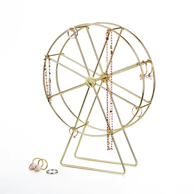balvi-golden-wheel-porte-bijoux-dor-m-tal image 1