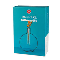 balvi-home-decor-round-silhouette-xl-vase-m-tal-rond-pipette-verre image 3
