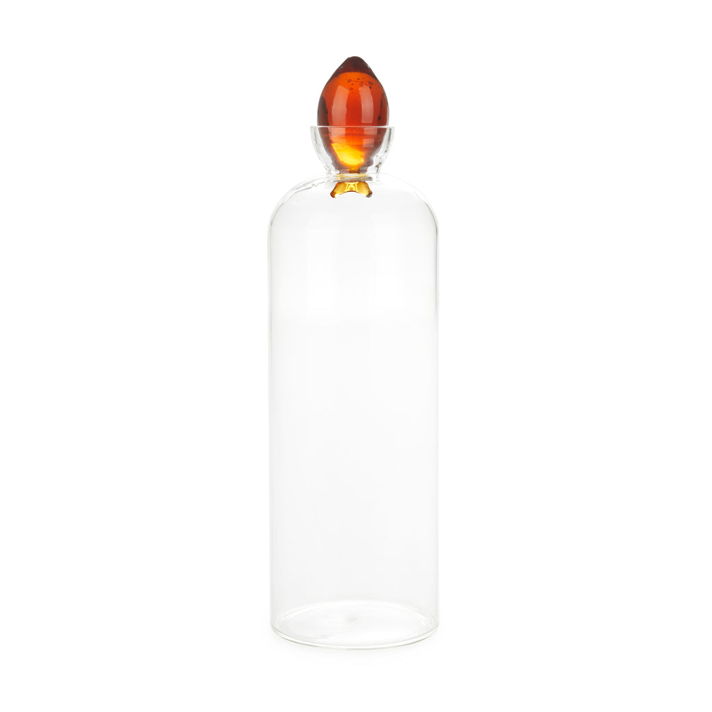 balvi-kitchen-table-gourami-bouteille-verre-orange-poisson image 1