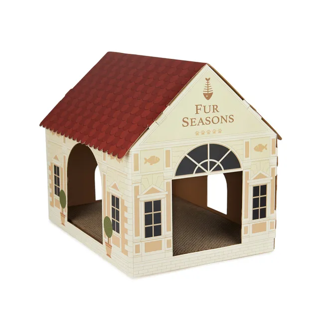 balvi-fur-seasons-maison-griffoir-chat-beige image 1