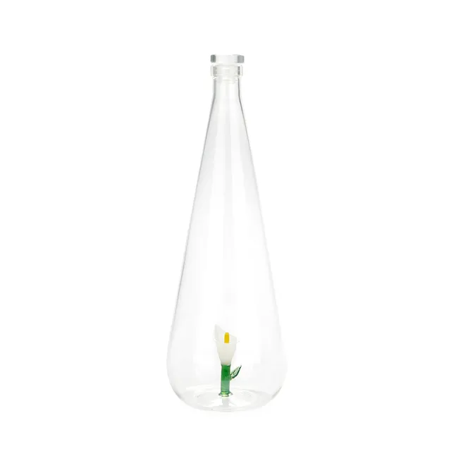 balvi-botanical-lily-bouteille-verre-lys-blanc image 1