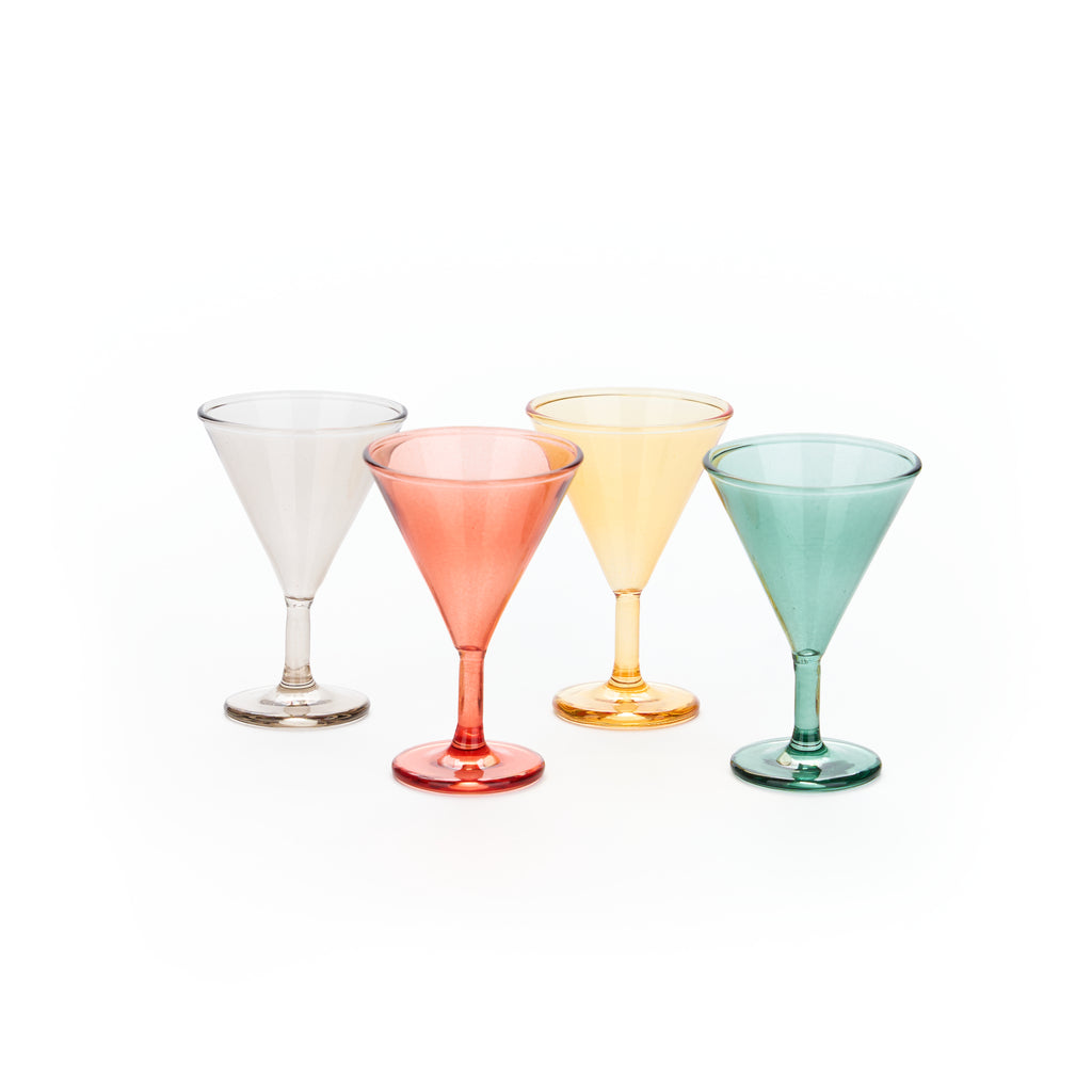 balvi-dry-cocktail-verres-shot-martini-multicolore-lot-4 image 1