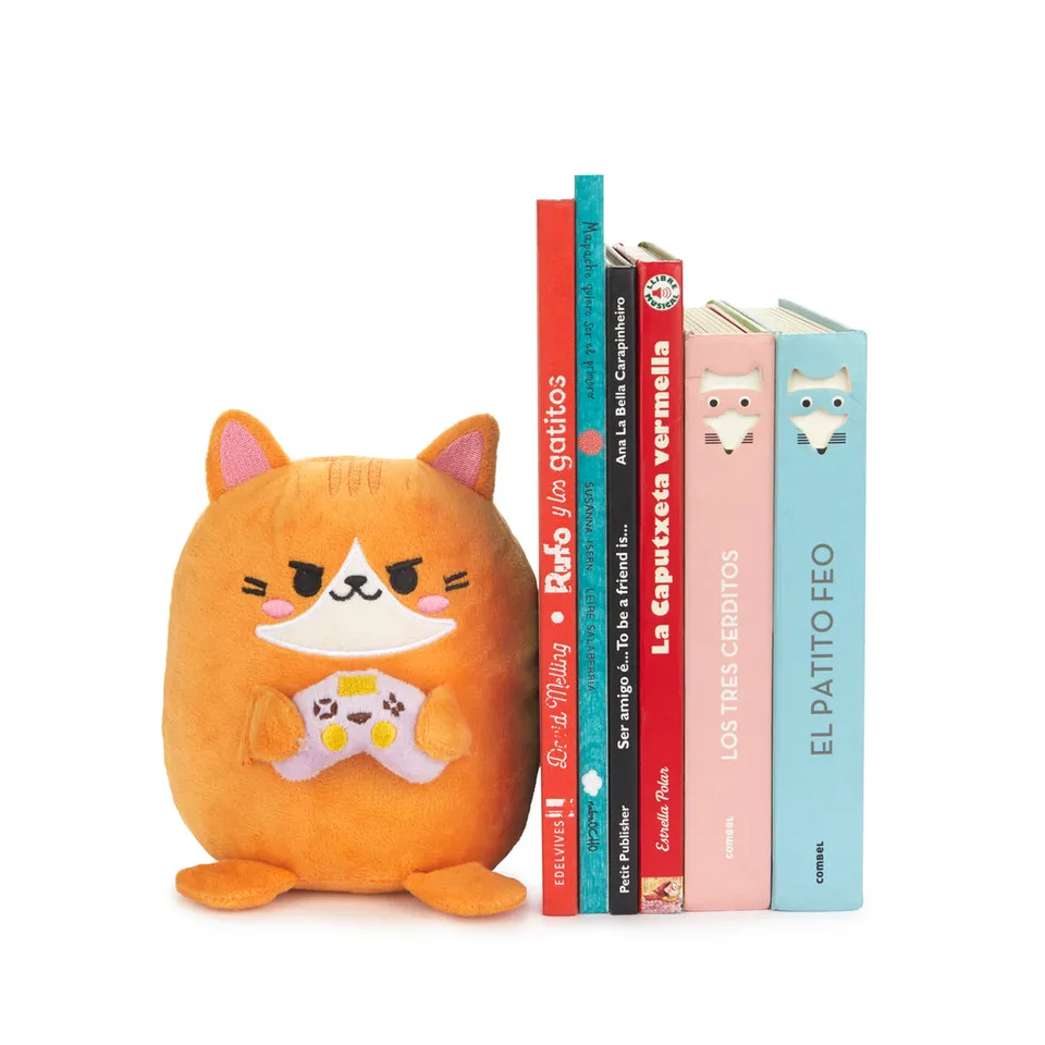 balvi-desk-kawaii-gamer-serre-livre-chat-manette image 1