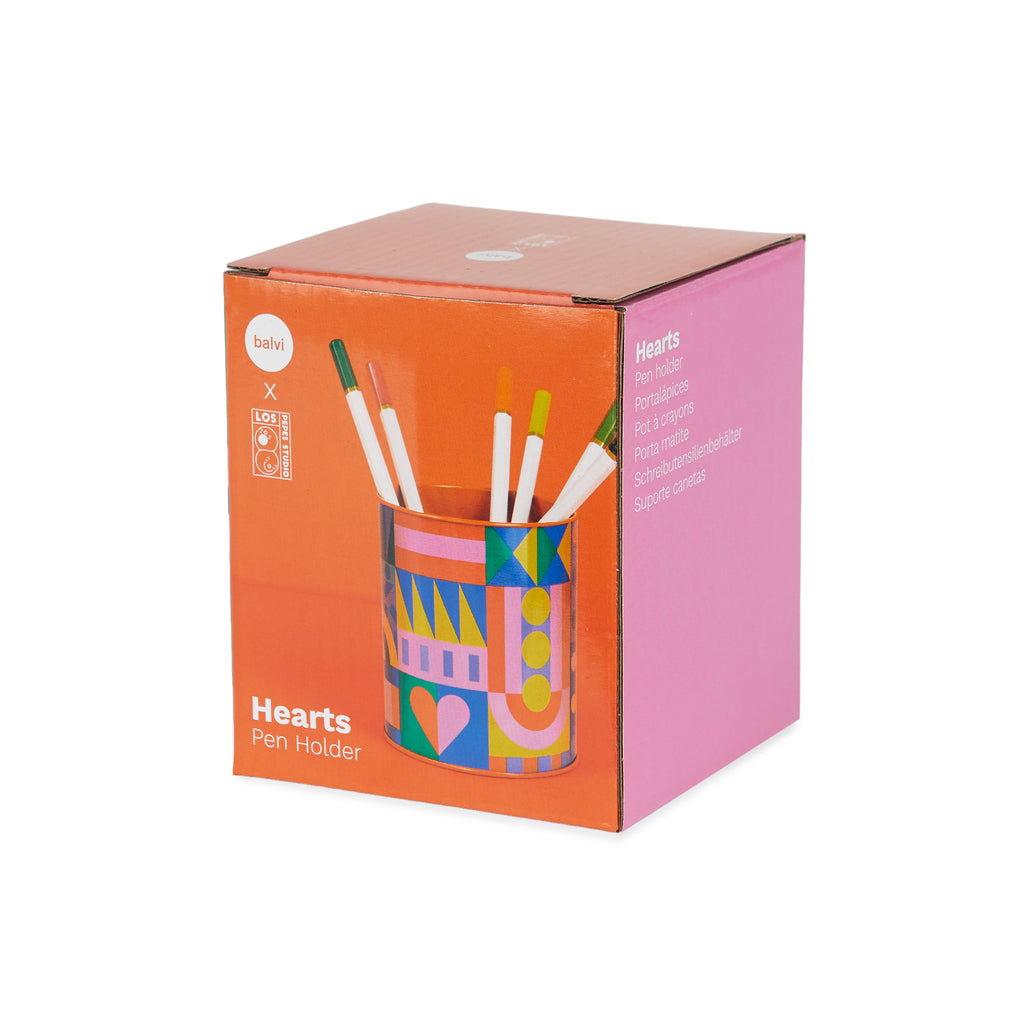 balvi-los-pepes-hearts-pot-crayons-m-tal-rouge image 4