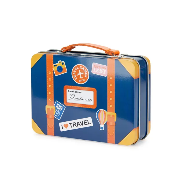 balvi-lifestyle-dominoes-jeu-dominos-voyage-valise-m-tal image 1