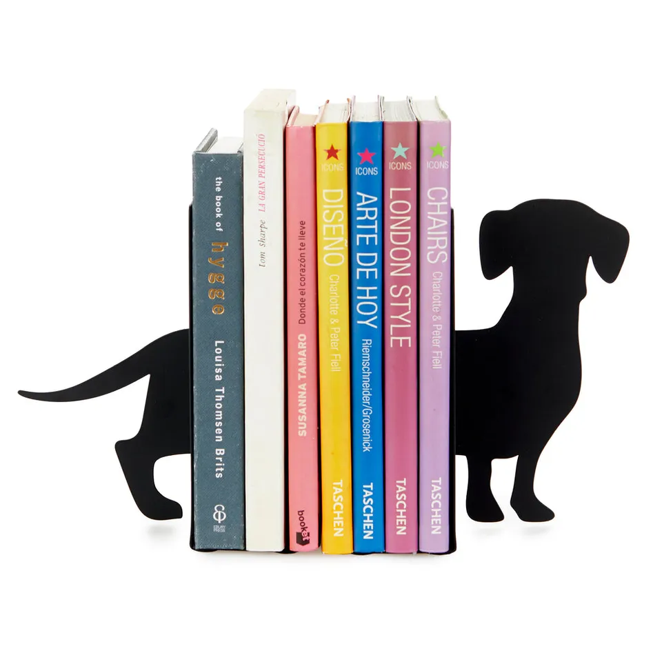 balvi-desk-teckel-double-bookend-serre-livres-chien image 1