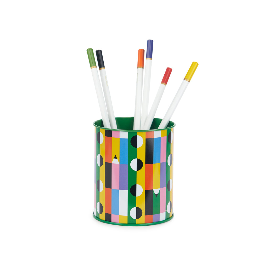 balvi-desk-los-pepes-pot-crayons-m-tal-vert image 1