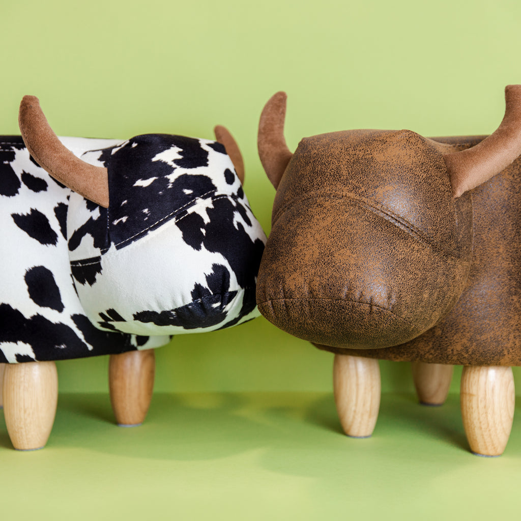 balvi-la-vache-tabouret-vache-marron-similicuir image 2