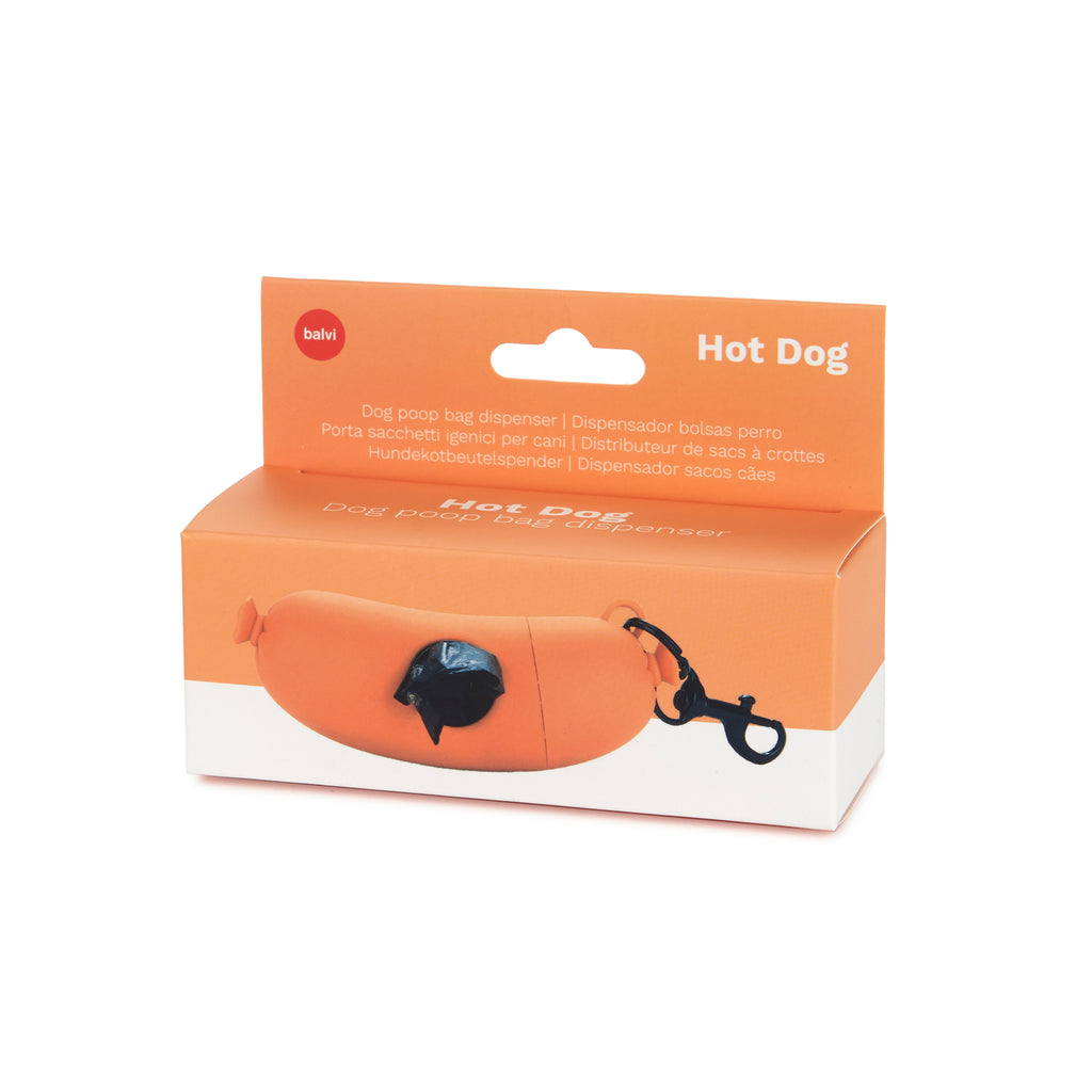 balvi-hot-dog-bag-dispenser-distributeur-sacs-chien-orange image 3
