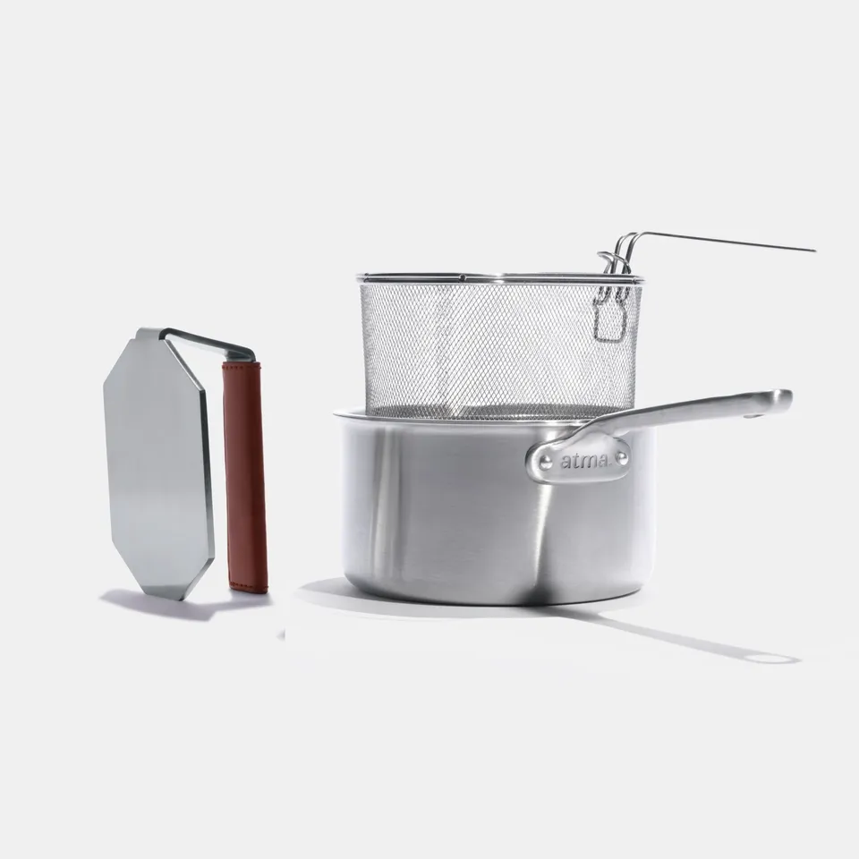 atma-duo-burger-frites-kit-smash-burger-casserole-20-cm-inox image 1