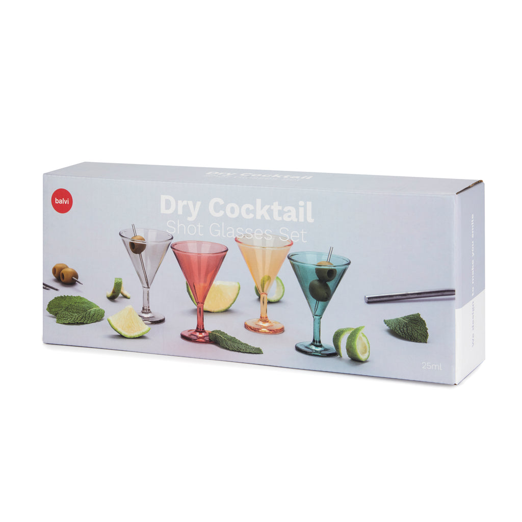 balvi-dry-cocktail-verres-shot-martini-multicolore-lot-4 image 4