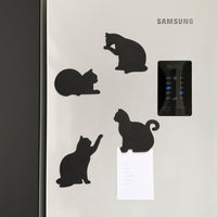 balvi-kitchen-table-cat-coasters-dessous-de-verre-chat-noir-x4 image 3