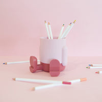 balvi-desk-mr-sitty-pot-crayons-bicolore-bureau image 3