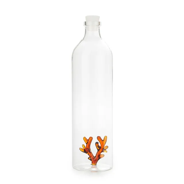 balvi-kitchen-table-atlantis-coral-bouteille-corail-verre image 1