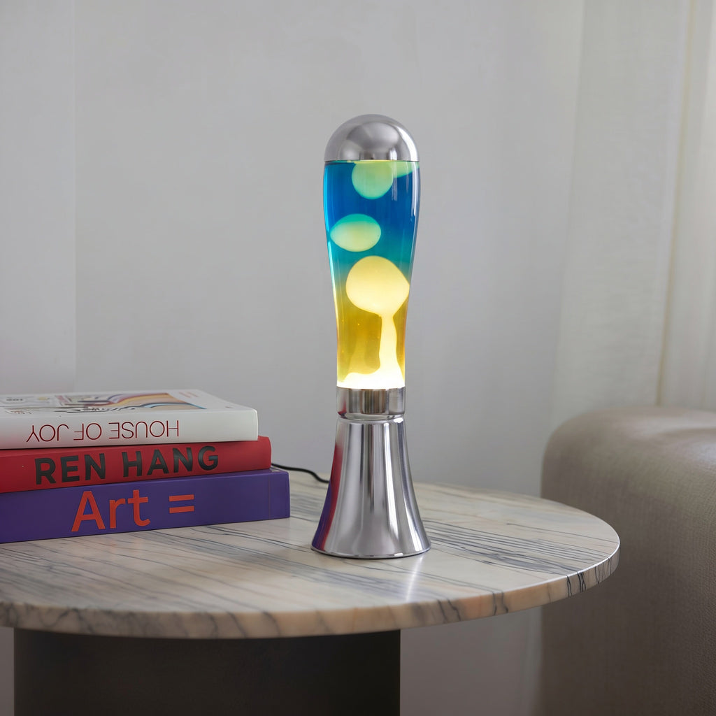 balvi-home-decor-magma-sunrise-lampe-lave-bleu-jaune image 3