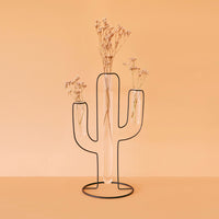 balvi-cactus-silhouette-vase-cactus-m-tal-3-tubes image 2