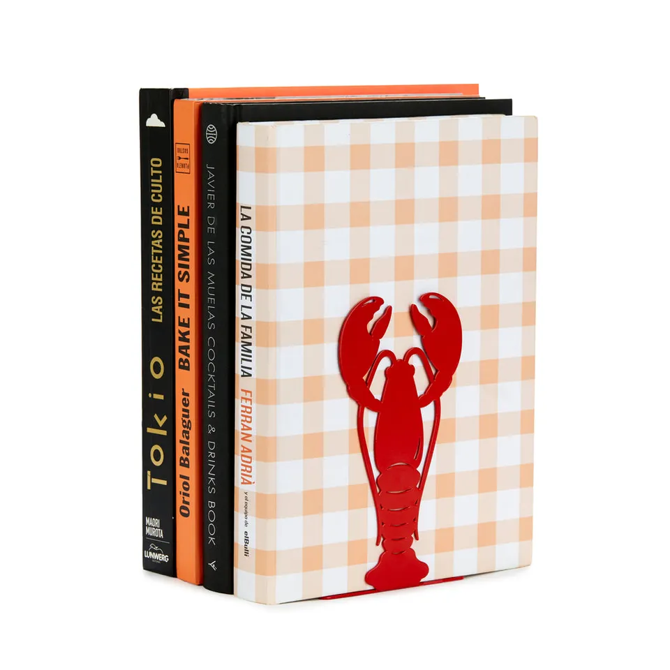 balvi-lobster-serre-livres-homard-rouge-cuisine image 1