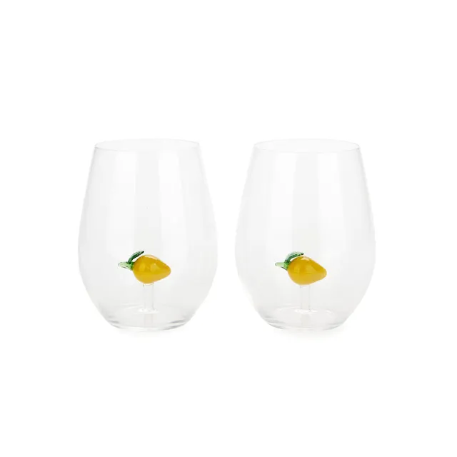 balvi-botanical-lemon-verre-citron-jaune-borosilicate image 1