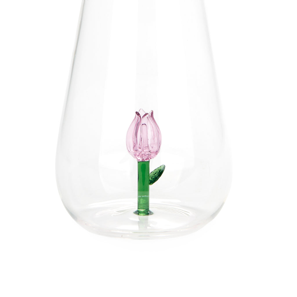 balvi-botanical-tulip-bouteille-verre-rose-borosilicate image 5