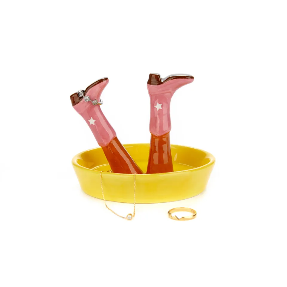 balvi-home-decor-happy-legs-porte-bijoux-bottes-cowboy image 1