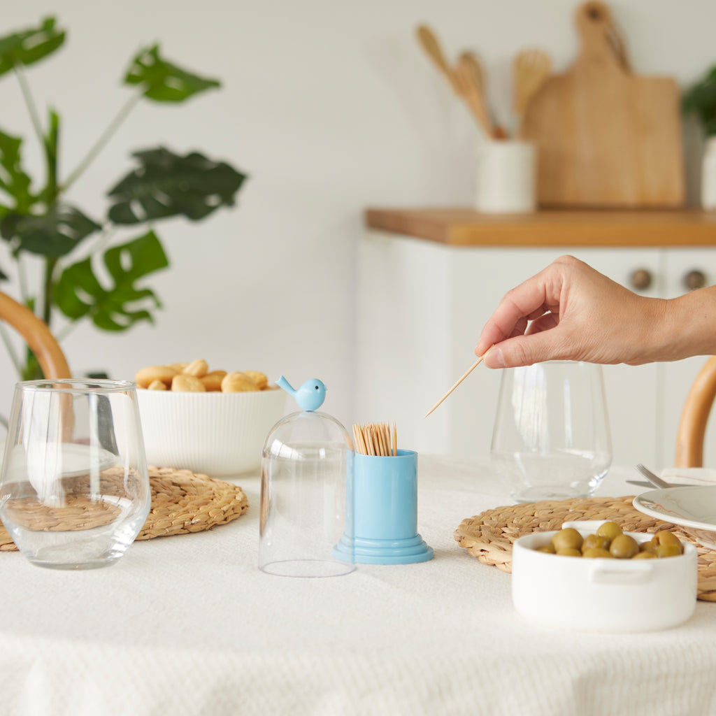 balvi-kitchen-table-birdie-porte-cure-dents-bleu-oiseau image 3