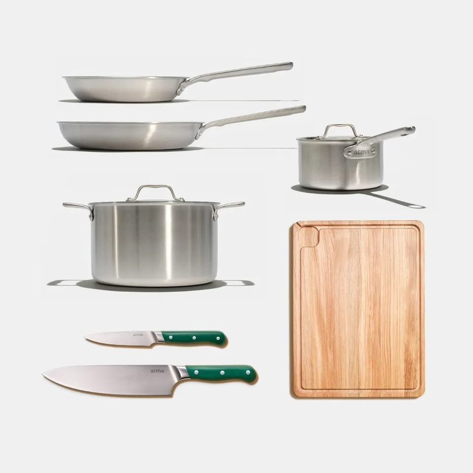 atma-set-inox-d-coupe-9-pi-ces-3-plis-sans-pfas image 1