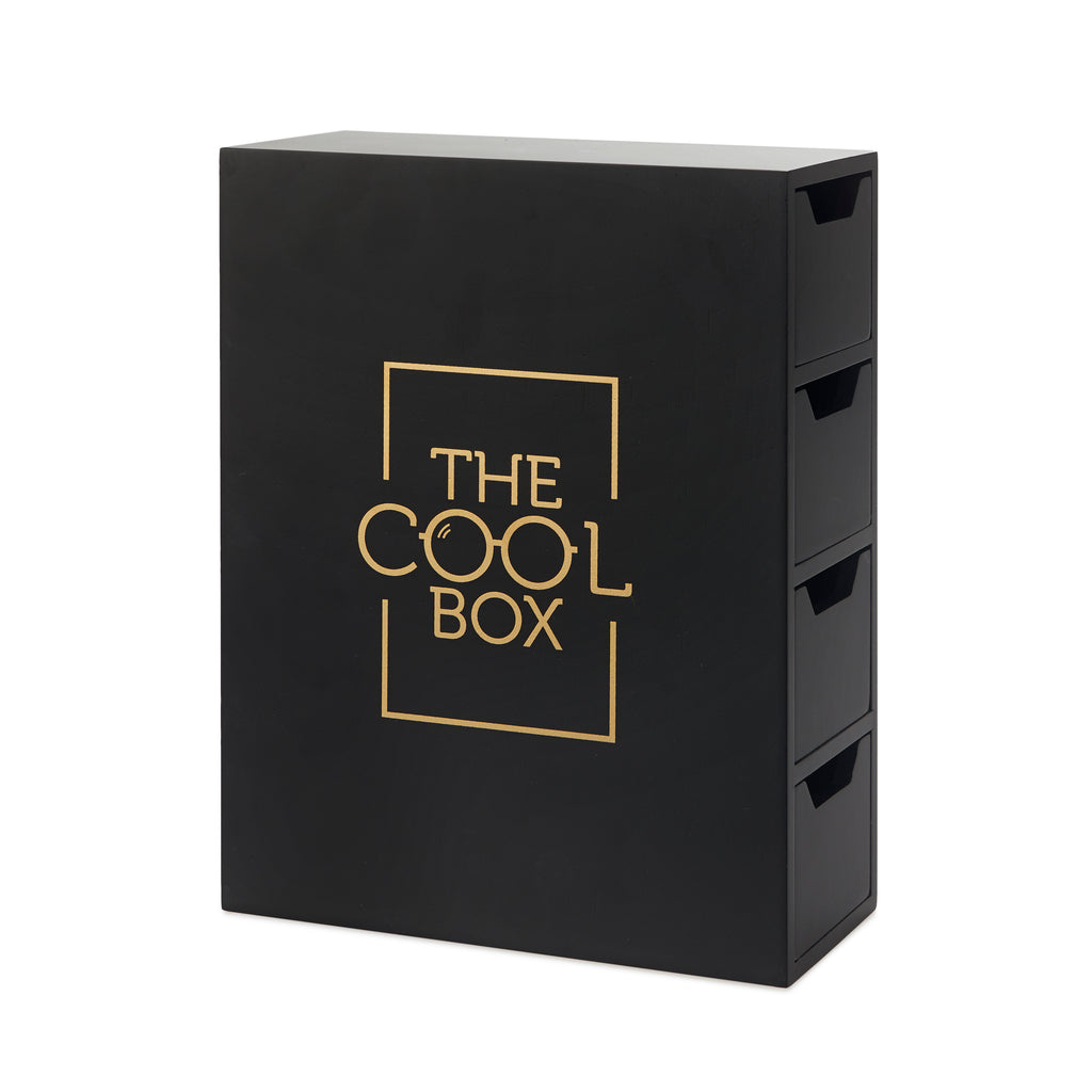 balvi-home-decor-the-cool-box-bo-te-lunettes-noire-4-tiroirs image 8