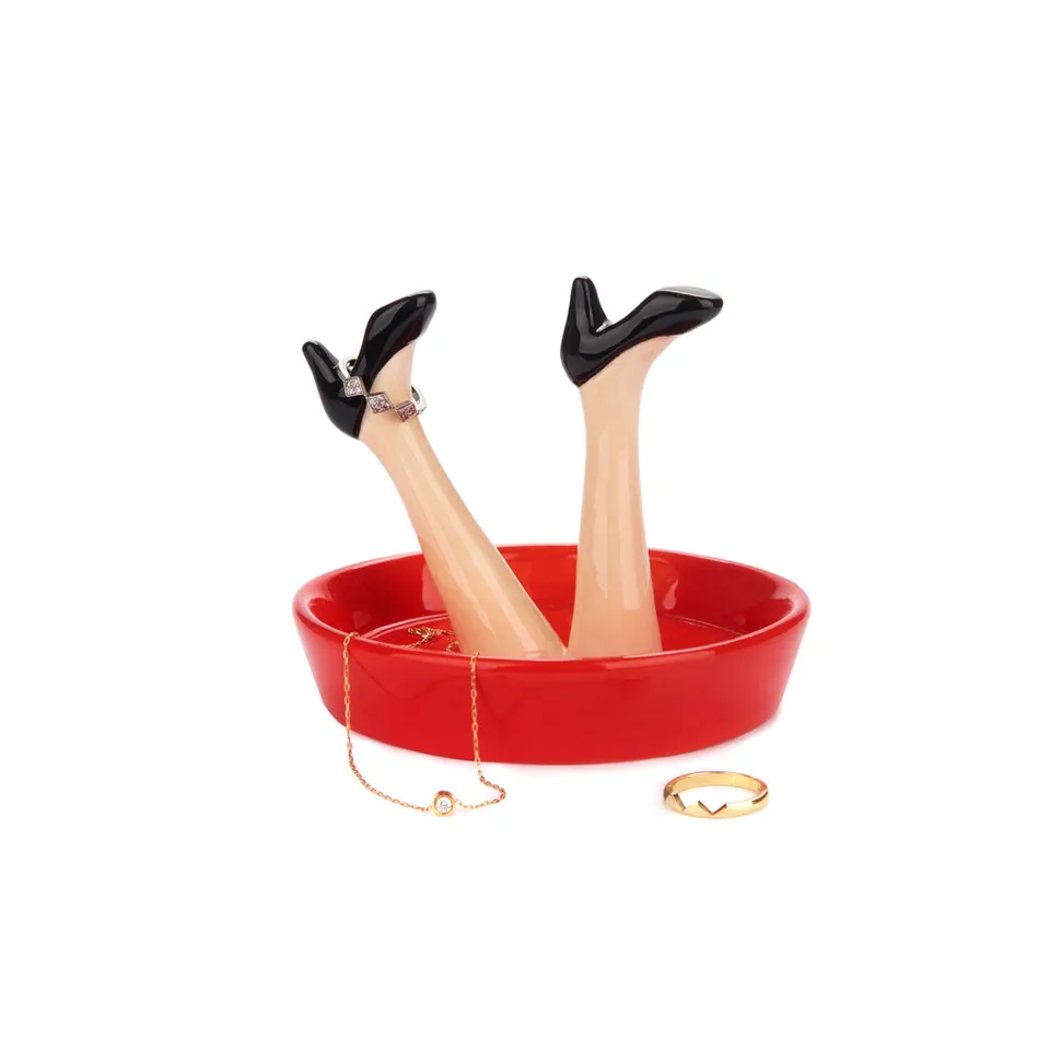 balvi-home-decor-happy-legs-porte-bijoux-rouge image 1
