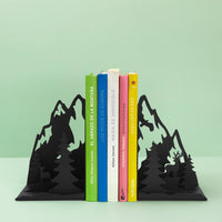 balvi-desk-mountains-double-bookend-serre-livres-noir image 2