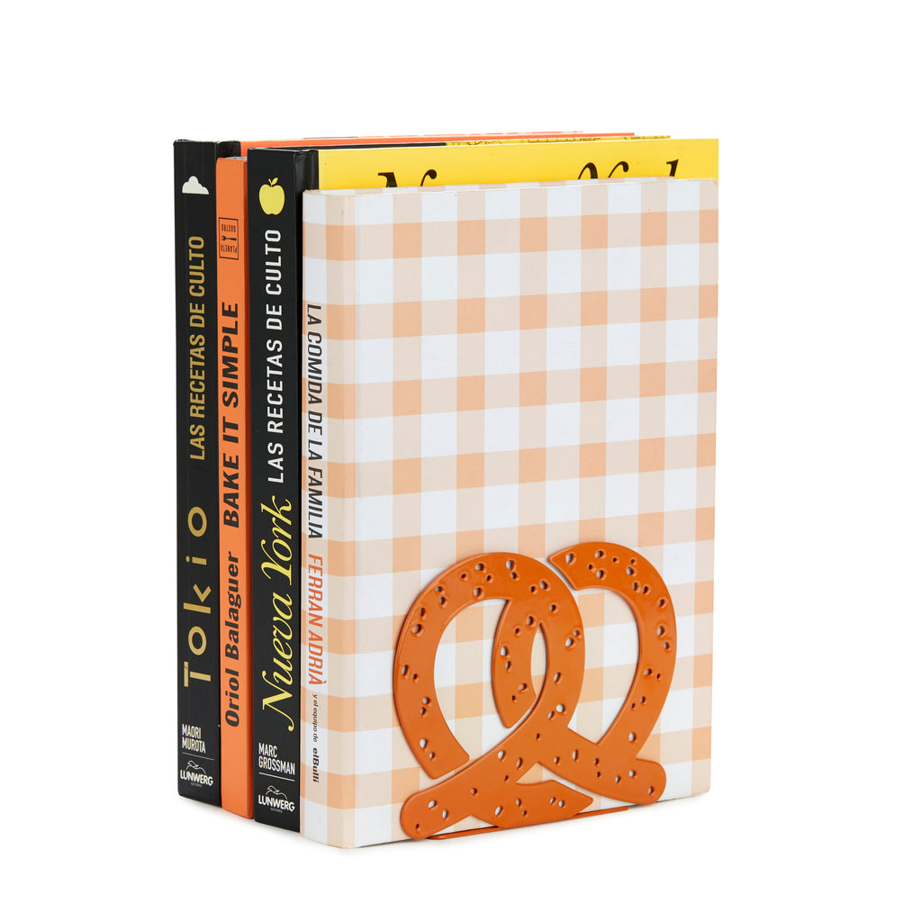 balvi-pretzel-serre-livres-m-tal-marron image 1
