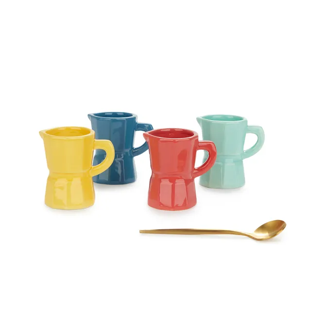 balvi-kitchen-moka-lot-4-tasses-espresso-couleurs-c-ramique image 1
