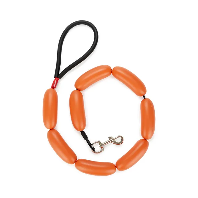 balvi-lifestyle-hot-dog-laisse-chien-saucisse-orange image 1