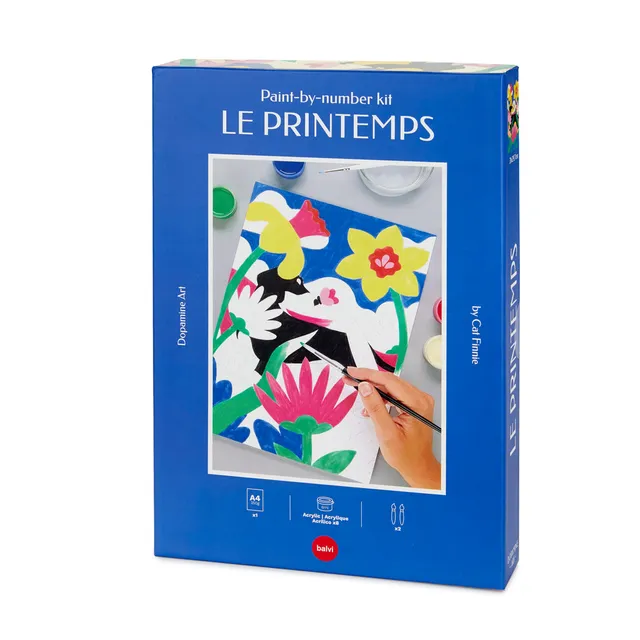 balvi-le-printemps-kit-peinture-par-num-ros-chien image 1