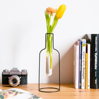balvi-bottle-silhouette-vase-m-tal-pipette-verre image 3