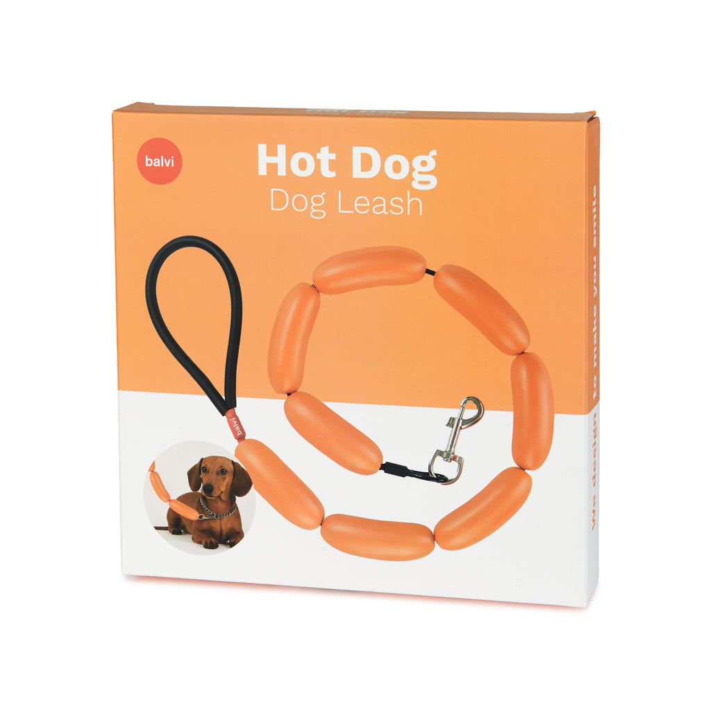 balvi-lifestyle-hot-dog-laisse-chien-saucisse-orange image 5