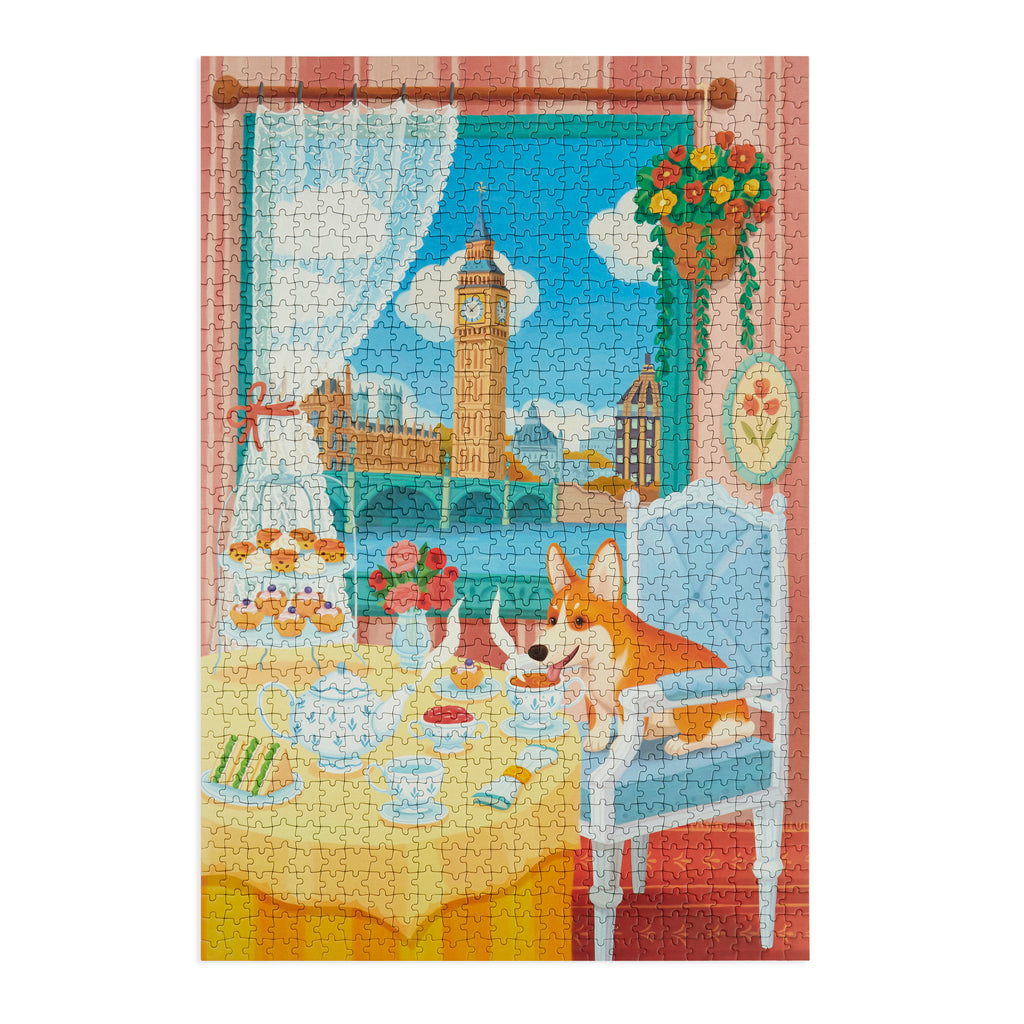 balvi-lifestyle-tea-time-in-london-puzzle-1000-pi-ces image 2