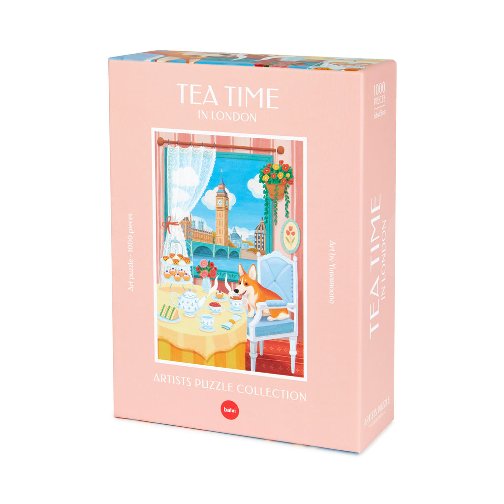 balvi-lifestyle-tea-time-in-london-puzzle-1000-pi-ces image 1